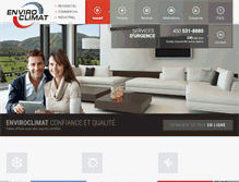 Tablet Screenshot of enviroclimat.com